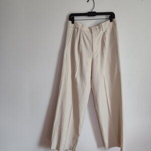Ladies SZ 6 Madewell Tan Slouchy Straight-Leg Pant